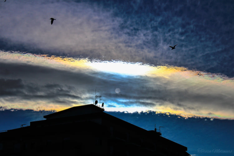 Tramonto iridescente di Teresa Molinaro Tramonto iridescente di Teresa Molinaro