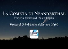 La “Cometa di Neanderthal” visibile ai telescopi di Villa Filippina: occhi all’insù con osservazioni esterne sul prato